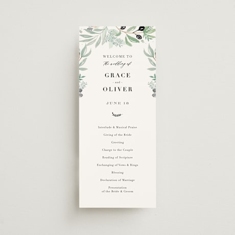 Wedding Programs