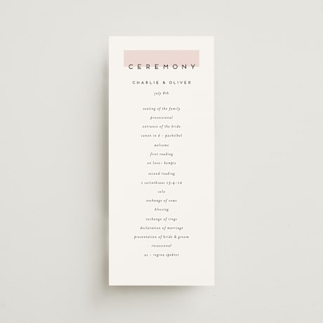 Wedding Programs