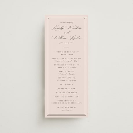 Wedding Programs
