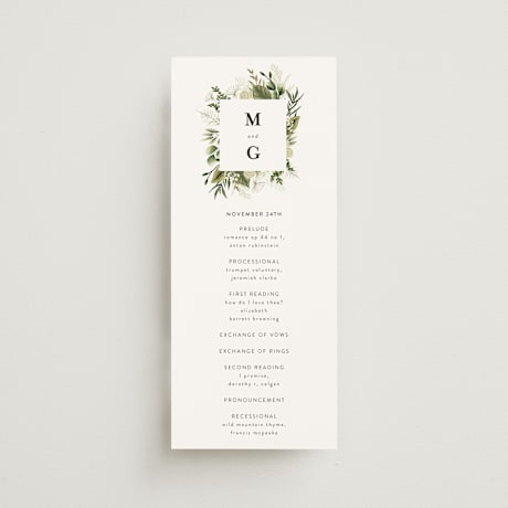 Wedding Programs