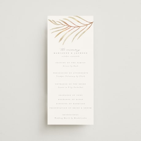 Wedding Programs