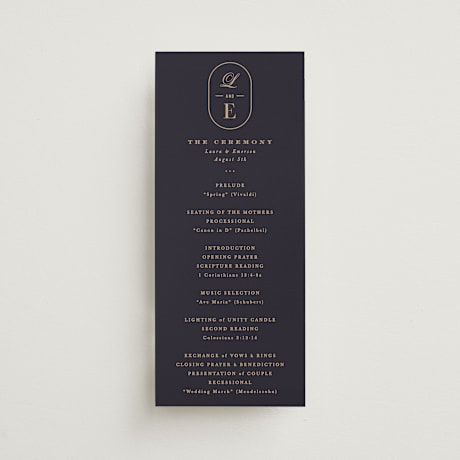 Wedding Programs