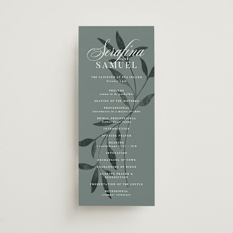 Wedding Programs