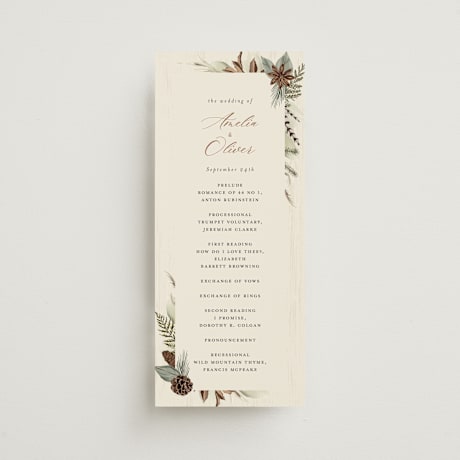 Wedding Programs