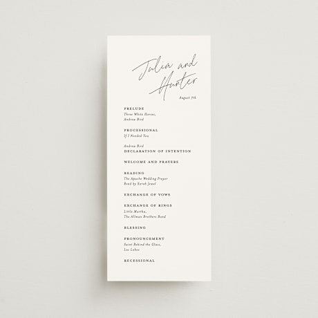 Wedding Programs
