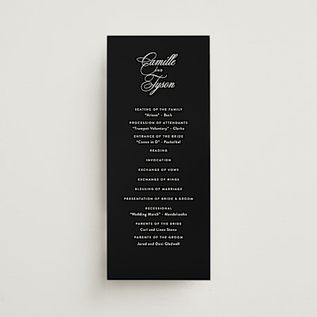 Wedding Programs