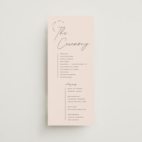 Wedding Programs
