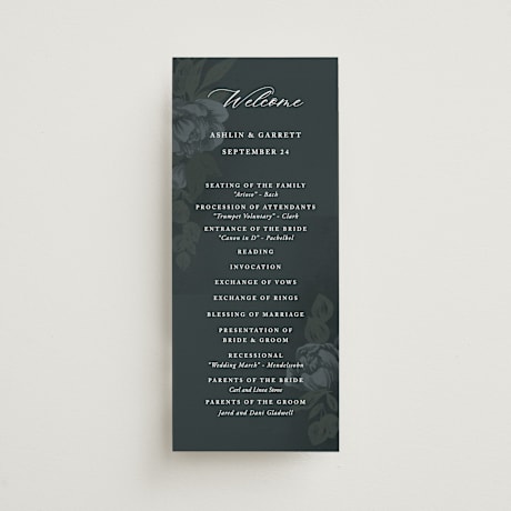 Wedding Programs