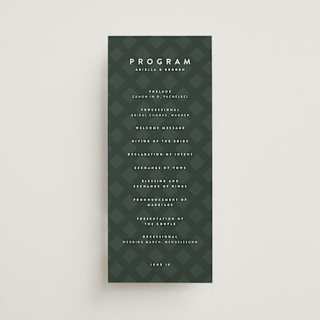 Wedding Programs
