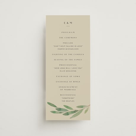 Wedding Programs