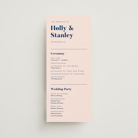 Wedding Programs