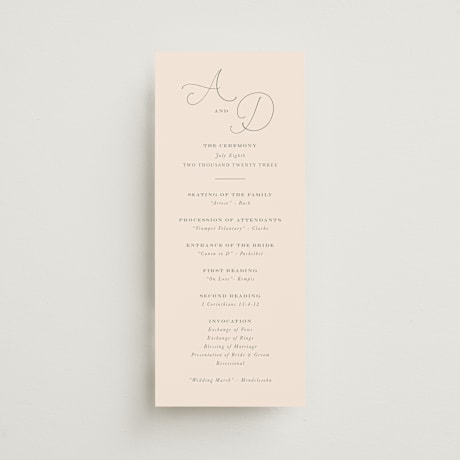 Wedding Programs