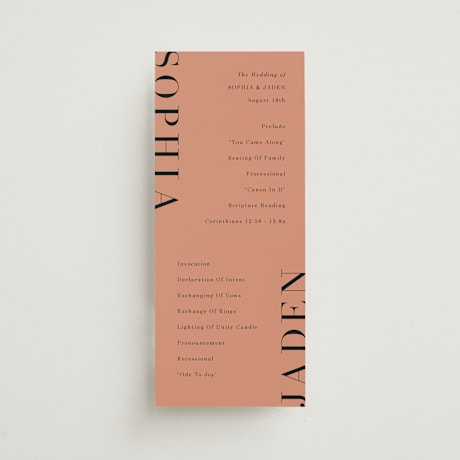 Wedding Programs
