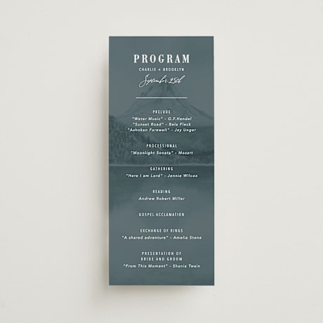 Wedding Programs