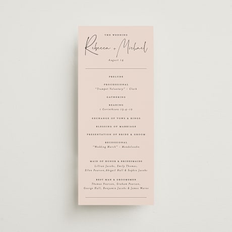 Wedding Programs