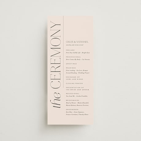Wedding Programs
