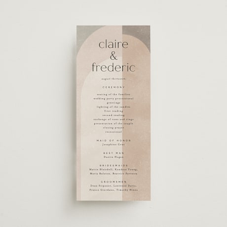 Wedding Programs
