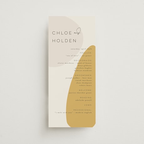 Wedding Programs