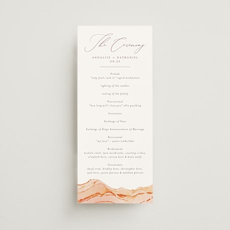 Wedding Programs
