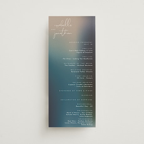 Wedding Programs
