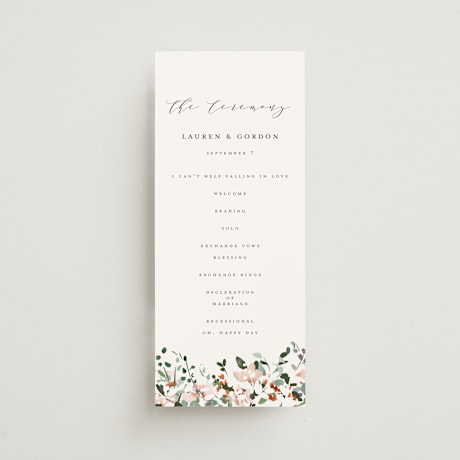 Wedding Programs