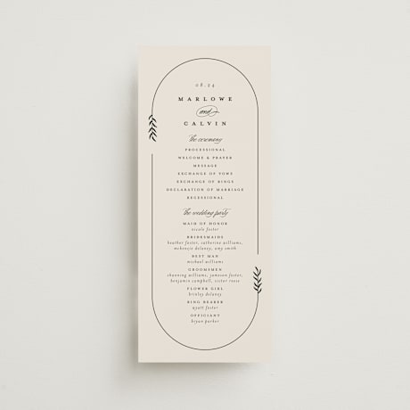 Wedding Programs
