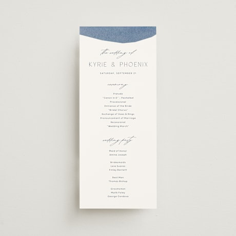 Wedding Programs