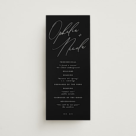 Wedding Programs