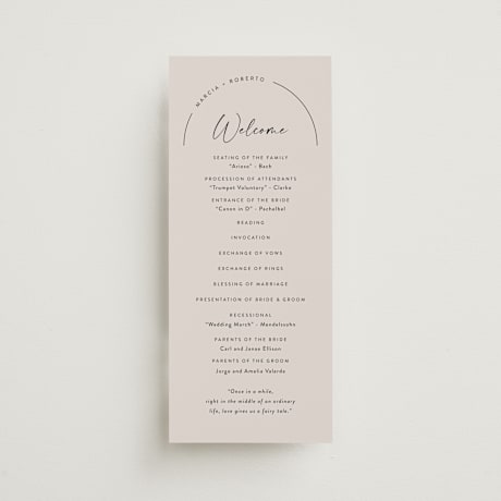 Wedding Programs