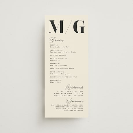 Wedding Programs