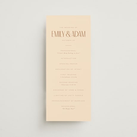 Wedding Programs