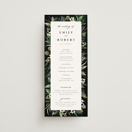 Wedding Programs
