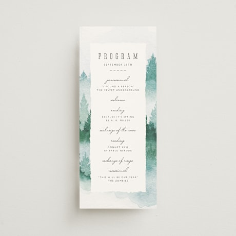 Wedding Programs