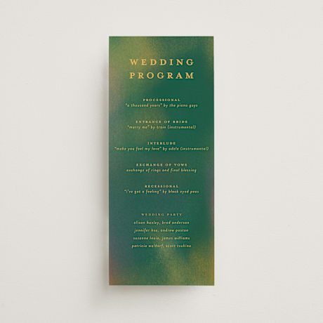 Wedding Programs