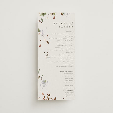 Wedding Programs