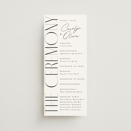 Wedding Programs