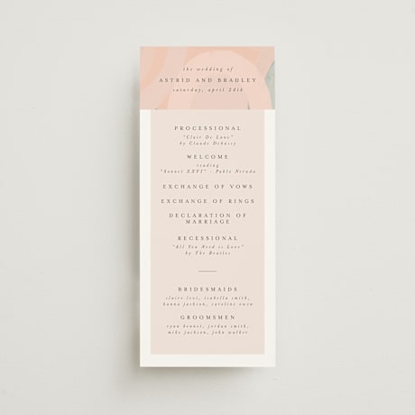 Wedding Programs