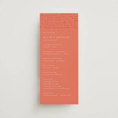 Wedding Programs