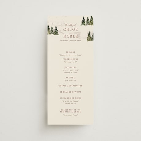Wedding Programs