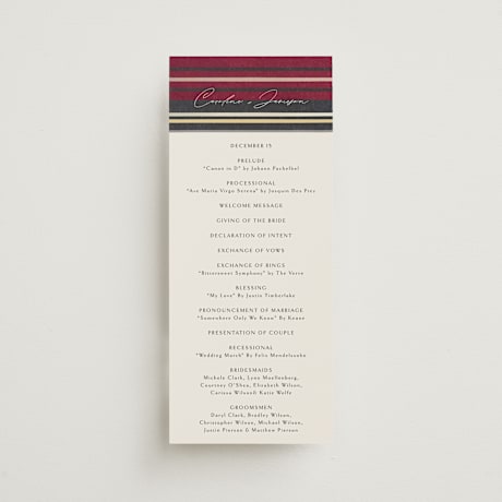Wedding Programs
