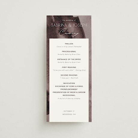 Wedding Programs