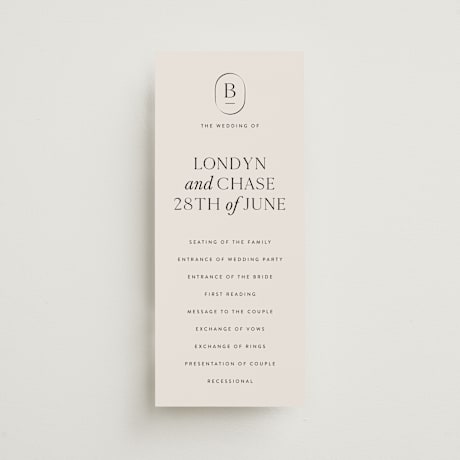 Wedding Programs
