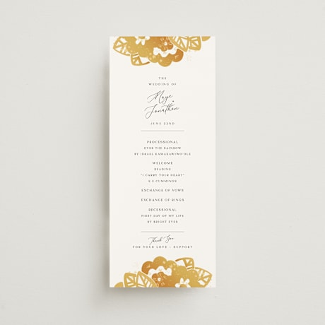 Wedding Programs