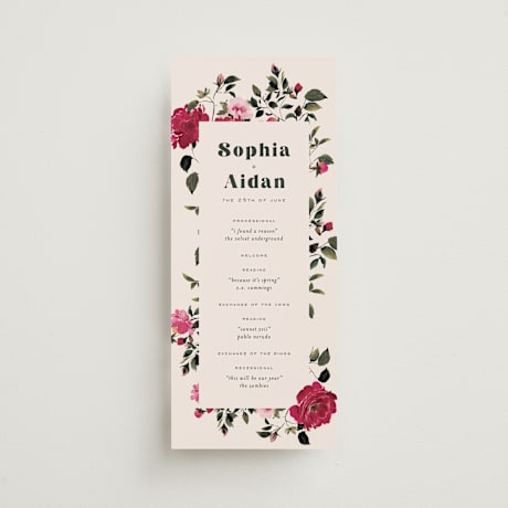 Wedding Programs
