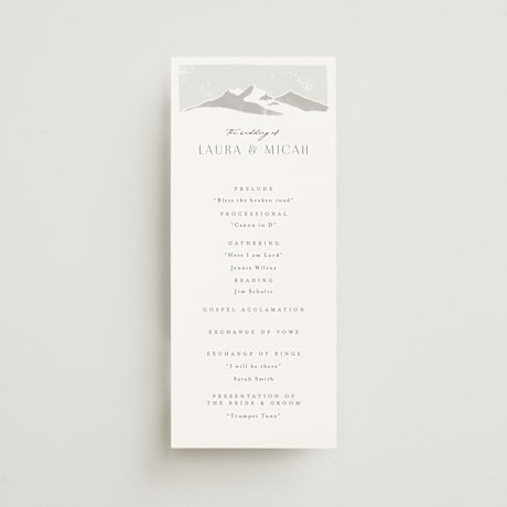 Wedding Programs