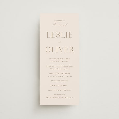 Wedding Programs