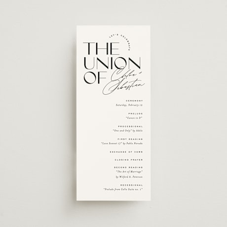 Wedding Programs