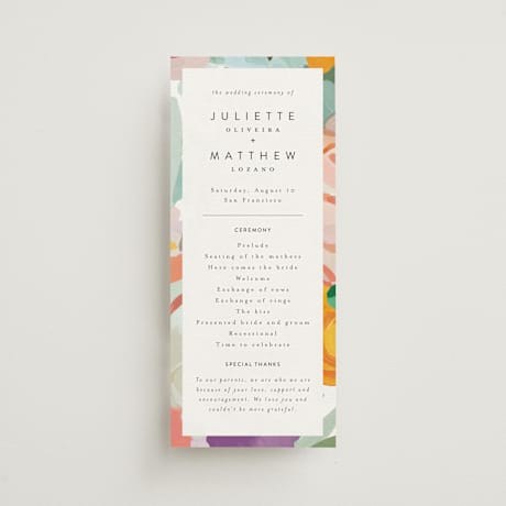 Wedding Programs
