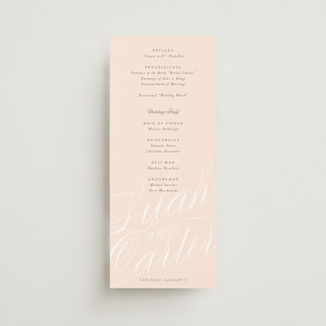 Wedding Programs