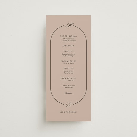 Wedding Programs